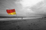 Lifeguard flag, Tenby beach